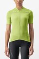 CASTELLI dres kratkih rukava - ANIMA - svjetlozelena