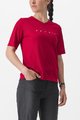 CASTELLI dres kratkih rukava - TRAIL TECH 2 W - crvena