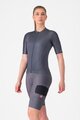 CASTELLI kratke hlače s tregerima - UNLIMITED CARGO W - siva