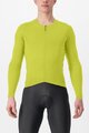 CASTELLI dres dugih rukava zimski - FLY LS - žuta