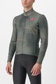 CASTELLI dres dugih rukava zimski - RAFFICA - zelena