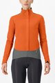 CASTELLI izolirana jakna - ALPHA DOPPIO ROS W - narančasta
