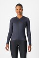 CASTELLI dres dugih rukava zimski - FLY LS W - crna