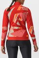 CASTELLI dres dugih rukava zimski - TROPICALE - crvena