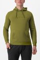 CASTELLI dukserica - LOGO HOODIE - zelena