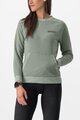 CASTELLI dukserica - LOGO W SWEATSHIRT - svjetlozelena