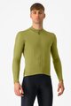 CASTELLI dres dugih rukava zimski - ESPRESSO THERMAL - zelena
