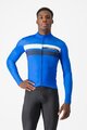 CASTELLI dres dugih rukava zimski - LINEARE - plava