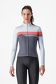 CASTELLI dres dugih rukava zimski - TORNARE - plava