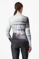 CASTELLI dres dugih rukava zimski - PHASE - bijela/crna