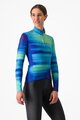 CASTELLI dres dugih rukava zimski - PHASE - višebojna/plava