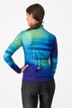 CASTELLI dres dugih rukava zimski - PHASE - višebojna/plava