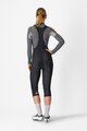 CASTELLI hlače 3/4 s tregerima - ENTRATA W - crna