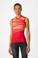 CASTELLI dres bez rukava - INSIDER 2 W - crvena