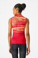 CASTELLI dres bez rukava - INSIDER 2 W - crvena