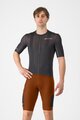 CASTELLI kratke hlače s tregerima - UNLIMITED ENDURANCE - crvena