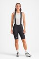 CASTELLI kratke hlače s tregerima - FREE AERO RACE S W - crna