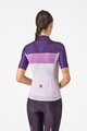 CASTELLI dres kratkih rukava - ELEGANTE - ljubičasta/ružičasta/bijela