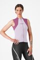 CASTELLI dres bez rukava - SOLE - ljubičasta/bijela