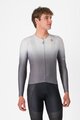 CASTELLI dres dugih rukava ljetni - UPF LONG - srebrna/siva