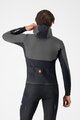 CASTELLI jakna otporna na vjetar - FLY UNLTD - crna/siva