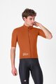 CASTELLI jakna otporna na vjetar - DO.DI.CI. SHORT SLEEVE - smeđa