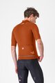 CASTELLI jakna otporna na vjetar - DO.DI.CI. SHORT SLEEVE - smeđa