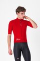 CASTELLI jakna otporna na vjetar - DO.DI.CI. SHORT SLEEVE - crvena