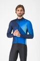 CASTELLI dres dugih rukava zimski - AMPLIFY - plava