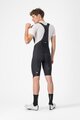 CASTELLI kratke hlače s tregerima - OMLOOP THERMAL - crna