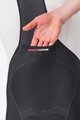 CASTELLI kratke hlače s tregerima - OMLOOP THERMAL - crna
