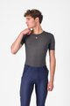 CASTELLI majica kratkih rukava - MEDIO BASE LAYER - siva