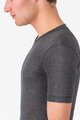 CASTELLI majica kratkih rukava - MEDIO BASE LAYER - siva