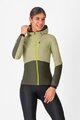 CASTELLI izolirana jakna - UNLIMITED W - zelena