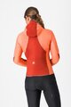 CASTELLI izolirana jakna - UNLIMITED W - narančasta/crvena