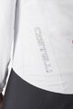 CASTELLI vodootporna jakna - EMERGENCY 3 W RAIN - bijela
