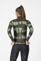 CASTELLI dres dugih rukava zimski - BLUR THERMAL - zelena