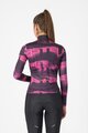 CASTELLI dres dugih rukava zimski - BLUR THERMAL - crna/ljubičasta