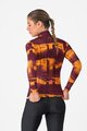 CASTELLI dres dugih rukava zimski - BLUR THERMAL - crvena/žuta