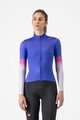 CASTELLI dres dugih rukava zimski - CORSO THERMAL - ljubičasta