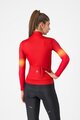 CASTELLI dres dugih rukava zimski - CORSO THERMAL - crvena