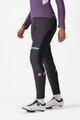 CASTELLI duge hlače s tregerima - POLARE 2 W - crna