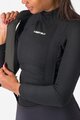 CASTELLI duge hlače s tregerima - POLARE 2 W - crna
