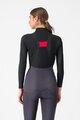 CASTELLI majica dugih rukava - FLANDERS 2 WARM W - crna