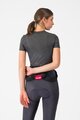 CASTELLI majica kratkih rukava - MEDIO BASE LAYER W - siva