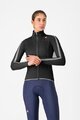CASTELLI vodootporna jakna - ULTRA W RAIN CAPE - crna