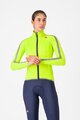 CASTELLI vodootporna jakna - ULTRA W RAIN CAPE - zelena