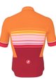 CASTELLI dres kratkih rukava - SQUADRA GUEST DESIGNER A019 - narančasta/crvena