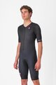CASTELLI kombinezon - CORE TRI SUIT SHORT SLEEVE - crna