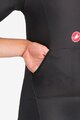 CASTELLI kombinezon - CORE TRI W SUIT SHORT SLEEVE - crna